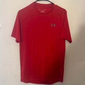 Under Armour Men's Red Short Sleeve Tee